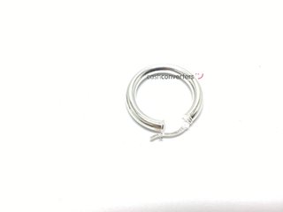 argollas plata 925mm