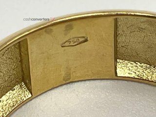 sello oro 18k con circonita