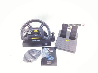volante ps2 mad catz dual force racing wheel