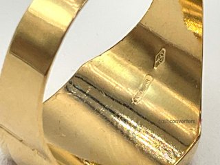 sello oro 18k