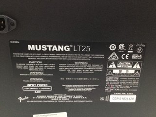 amplificador guitarra fender mustang lt25