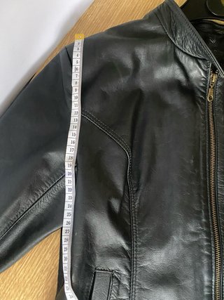 Chaqueta de cuero real