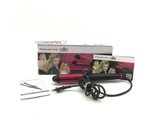 plancha pelo rowenta elite model look fashion stylist 3 en 1