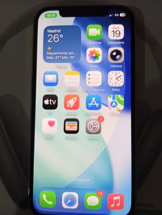 iPhone 12 Pro Oro con Custodia Trasparente