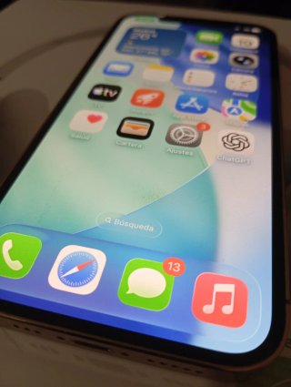 iPhone 12 Pro Oro con Custodia Trasparente