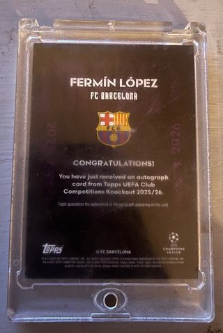 Fermín López Auto Knockout #/50