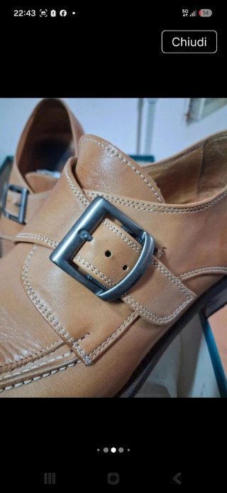 MICHELANGELO MARCHESI Scarpe Monk Strap 43