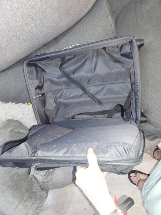 Maleta Samsonite pequeña negra