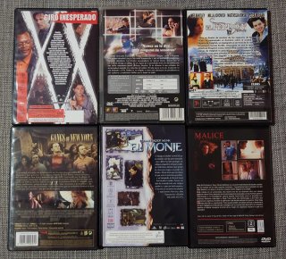 Pack 12 Películas DVD: Crimen, Drama, Terror, etc