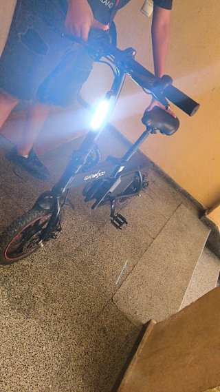 Bicicleta eléctrica plegable