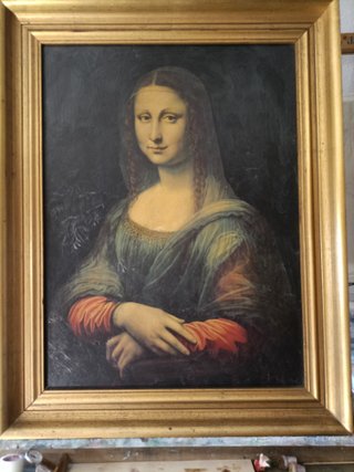 Mona Lisa enmarcada (67x53)
