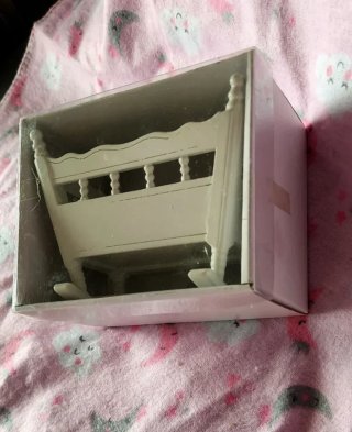 Mini Cuna madera para mini muñecas