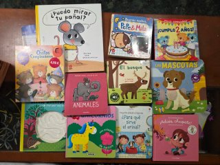 Lote 10 Libros Infantiles 1-3 años