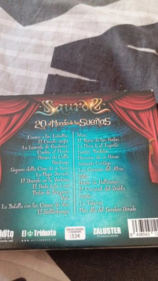Saurom 20 al mundo de los sueños CD