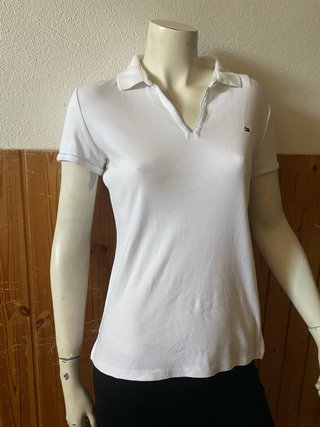 Polo Tommy Hilfiger bianco vintage