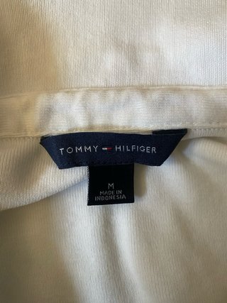Polo Tommy Hilfiger bianco vintage