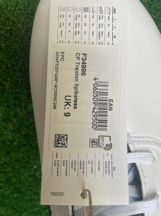 Zapatillas de Golf Adidas Blancas y Negras
