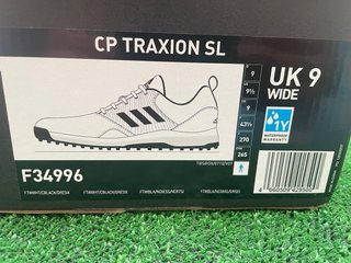 Zapatillas de Golf Adidas Blancas y Negras