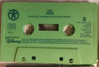 Lote 5 Casetes Infantiles Disney Años 90