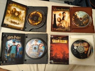 Lote 4 Películas DVD: Señor Anillos y Piratas