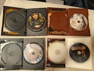 Lote 4 Películas DVD: Señor Anillos y Piratas