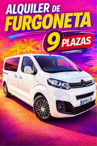 Alquiler furgoneta 9 plazas