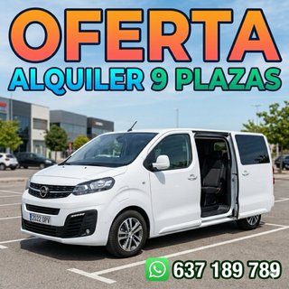 Alquiler furgoneta 9 plazas