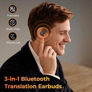 Kentfaith Auriculares Bluetooth 3en1 traducción IA