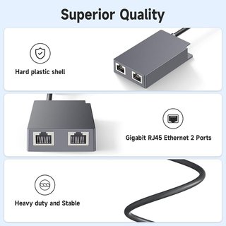 Adattatore HYDOOD Starlink V2 2 porte RJ45 Gigabit