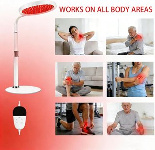 WARMFORWEL Lámpara Luz Roja IR 660nm 850nm 100 LED