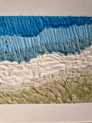 Quadro texture art mare