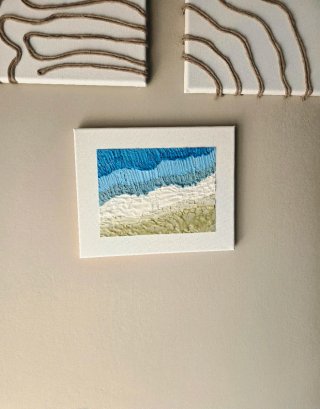 Quadro texture art mare