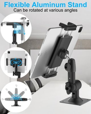 Supporto da Parete KOLASELS per Tablet 360° 4.7''-12.9''