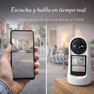 UTILIFY Cámara 2K WiFi Vigilabebés Pantalla 2.7''