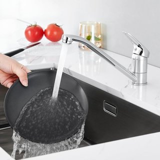 CECIPA Grifo Cocina 360° Acero cepillado monomando