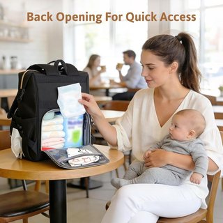 LEKESKY Mochila 27 Litros Cambiador Antirrobo 42cm
