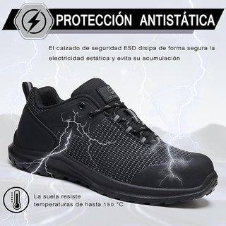 ISOOUS S3 SRC ESD HRO Zapatos seguridad PU‑TEK