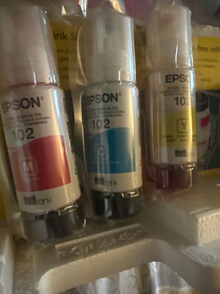 Tinta Epson 102 (Magenta, Cyan, Yellow)