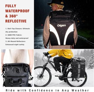 ORIGEM alforja Bicicleta 32L 3en1 impermeables