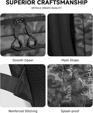 Amythe mochila 26L camuflaje Gris transpirable
