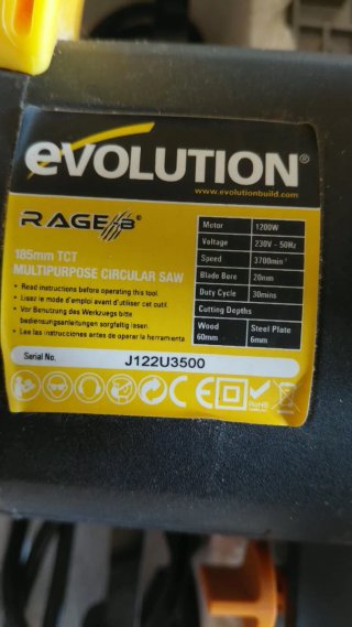 Sierra Circular Evolution RAGE