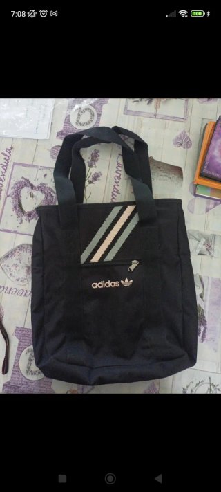 Borsa a spalla Adidas nera