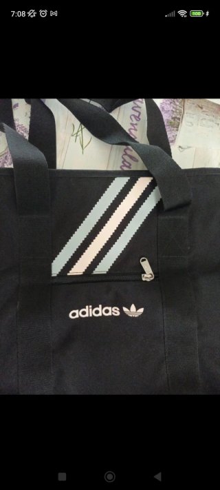 Borsa a spalla Adidas nera