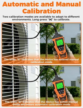 POROMETISTO HLD01 Detector fugas HVAC USB‑C LED