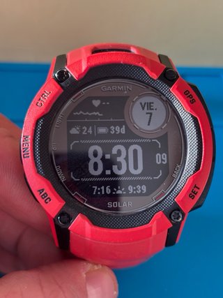Reloj Garmin Instinct 2X Solar Rojo