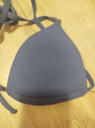 Parte de arriba bikini azul marino