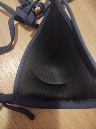 Parte de arriba bikini azul marino