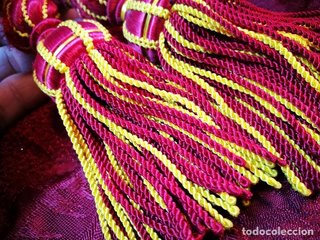 Fajín Cingulo Cordón Dorado Borlas Hábito Imagen