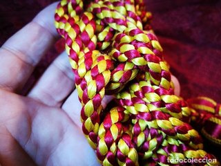 Fajín Cingulo Cordón Dorado Borlas Hábito Imagen