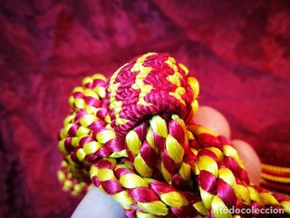 Fajín Cingulo Cordón Dorado Borlas Hábito Imagen